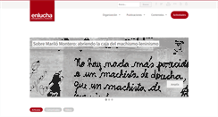 Desktop Screenshot of enlucha.org